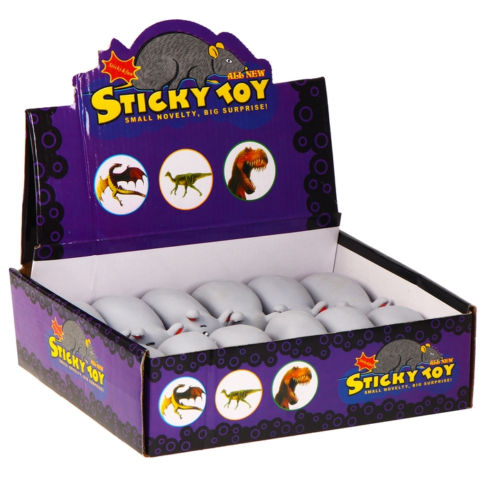 Мялка тянучка &laquo;Звери&raquo; с песком, виды МИКС