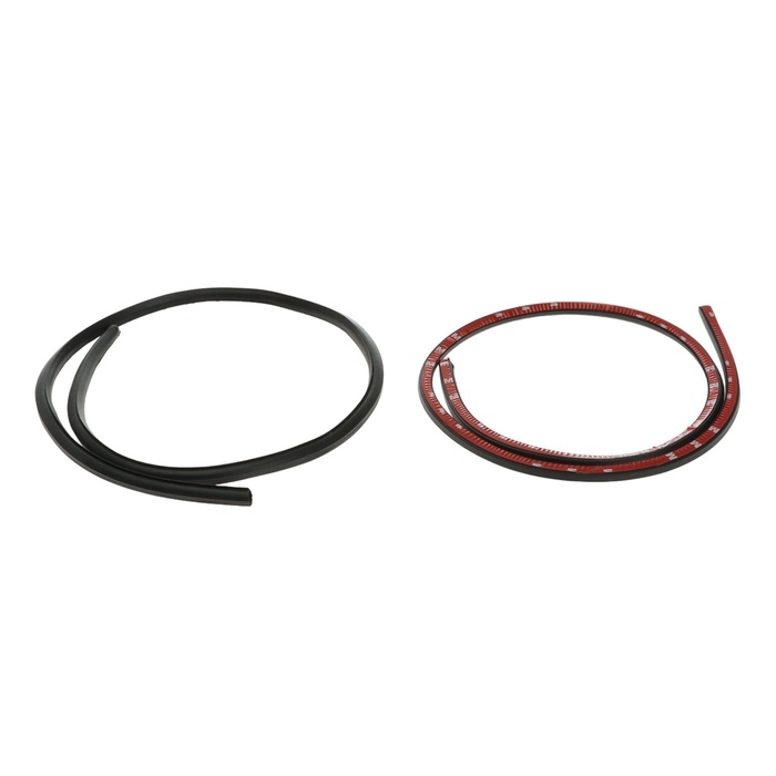 Уплотнитель двери в автомобиль, самоклеящийся, 1 м, черный, набор 2 шт Уплотнитель двери в автомобиль, самоклеящийся, 1 м, черный, набор 2 шт