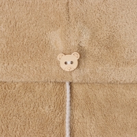 Чалма для сушки волос Этель, цв. светло-коричневый, 65*25 см, 100% п/э, 280 г/м2