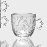 Набор для напитков из стекла &laquo;Космос&raquo;, 5 предметов: кувшин 1,9 л, 4 кружки 300/280/280/250 мл