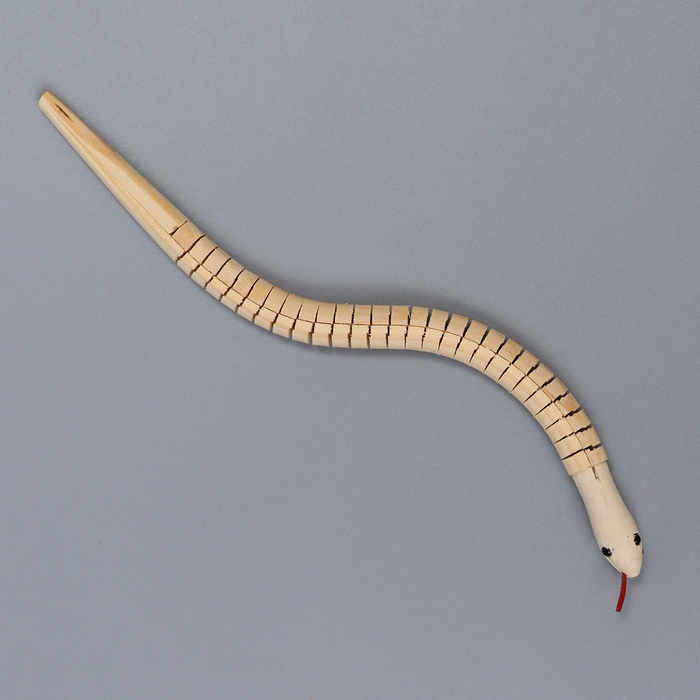 Новый год! Деревянная игрушка &laquo;Змея&raquo;, 30 &times; 1,6 &times; 1,6 см