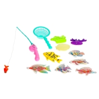 Рыбалка «Красивые рыбки» 9 рыбок, удочка, сачок Рыбалка «Красивые рыбки» 9 рыбок, удочка, сачок