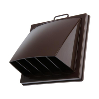 Выход стенной ERA 1515К12,5ФВ кор, с обратным клапаном, с фланцем d=125 мм, коричневый Выход стенной ERA 1515К12,5ФВ кор, с обратным клапаном, с фланцем d=125 мм, коричневый