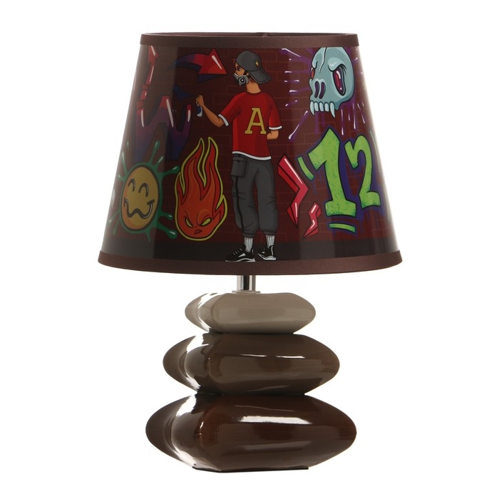 Настольная лампа "Граффити" Е14 15Вт 20х20х28 см RISALUX