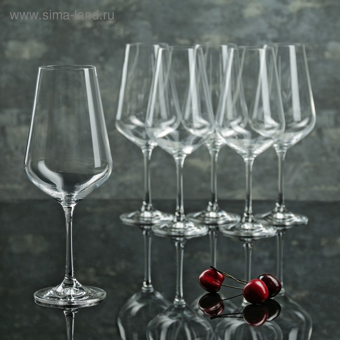 Набор бокалов для вина &laquo;Сандра&raquo;, 550 мл, 6 шт