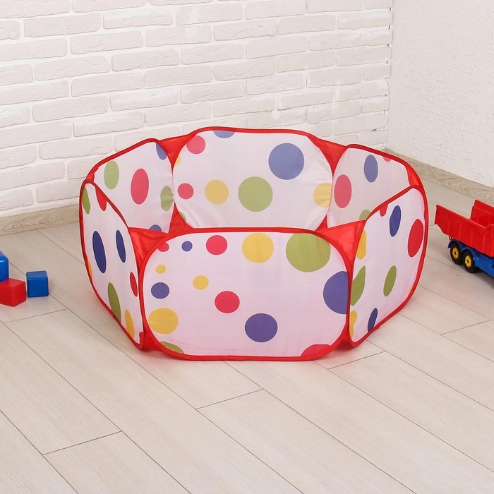 Манеж-сухой бассейн для шариков Манеж-сухой бассейн для шариков "Шарики", размер:100 см, h=37 см