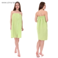 Накидка для сауны жен (75х150), цв.лайм, ваф.полотно 160г/м, хл100% Накидка для сауны жен (75х150), цв.лайм, ваф.полотно 160г/м, хл100%