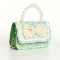 Сумка детская для девочки на клапане «Выбражулька», цвет зелёный Сумка детская для девочки на клапане «Выбражулька», цвет зелёный