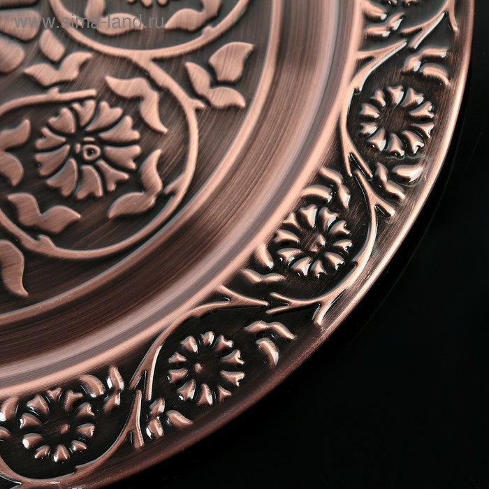 Поднос «Султан. Бронза», d=34 см, цвет бронзовый Поднос «Султан. Бронза», d=34 см, цвет бронзовый