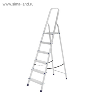 Стремянка ТУНДРА, алюминиевая, 6 ступеней, 1240 мм Стремянка ТУНДРА, алюминиевая, 6 ступеней, 1240 мм