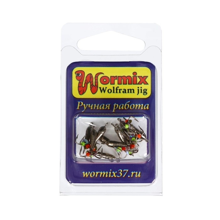 Мормышка Чертик (гальваника серебро), вес 0.8 г, размер 3