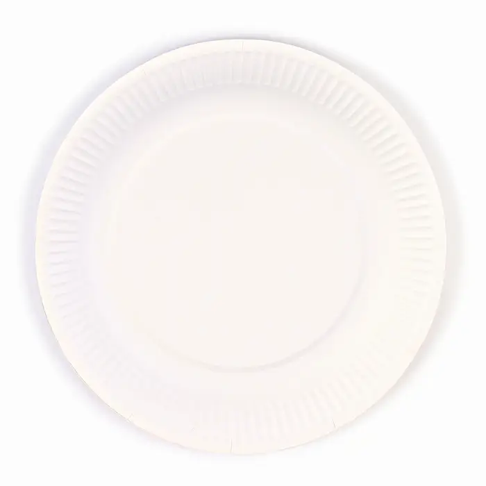 Тарелка одноразовая бумажная &laquo;Пионы&raquo;