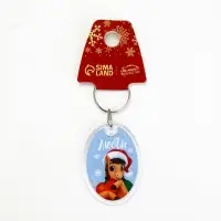 Брелок из пластика &laquo;Новогодний&raquo;, 6 шт., 5&times;4 см, МИКС