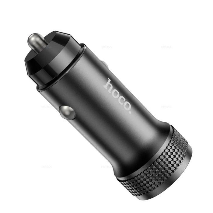 Автомобильное зарядное устройство Hoco Z49, 2 USB, 2.4 А, чёрное Автомобильное зарядное устройство Hoco Z49, 2 USB, 2.4 А, чёрное