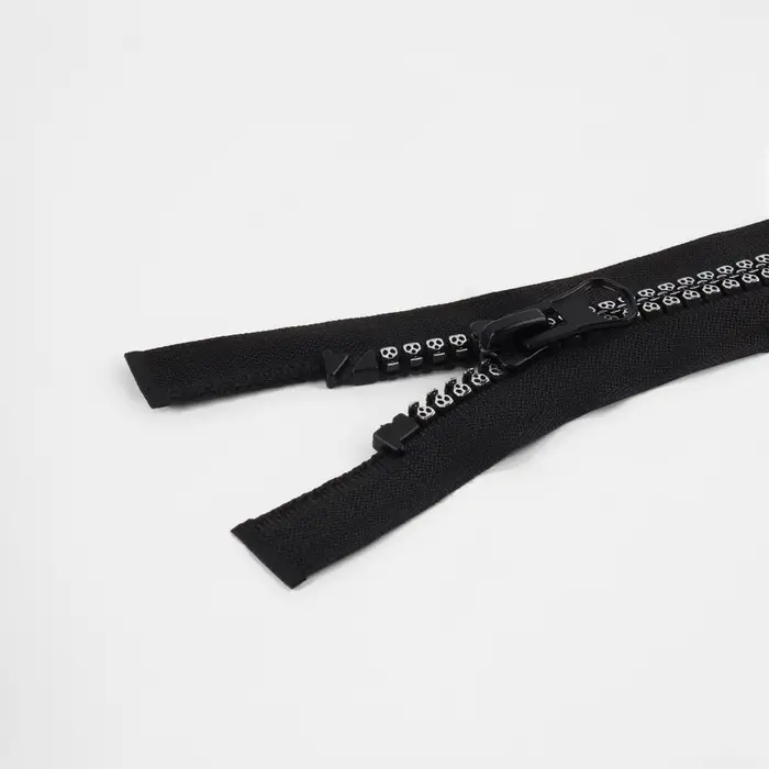 Молния &laquo;Трактор&raquo;, №8, разъёмная, замок автомат, 60 см, чёрная