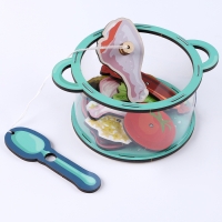 Разивающая игра сортер &laquo;Кастрюля с супами&raquo;