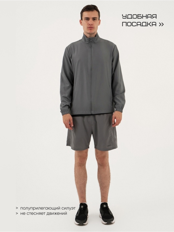 Ветровка мужская Resport, р. 52, цвет серый, спортивная