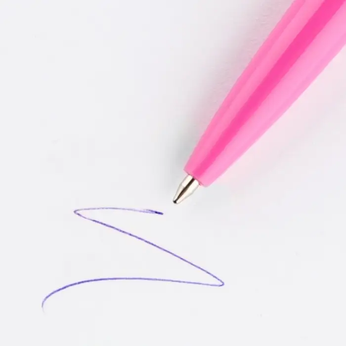 Ручка шариковая, синяя паста, 0.7 мм, автоматическая, пластик &laquo;Самая красивая&raquo;