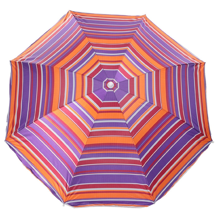 Зонт пляжный Maclay &laquo;Модерн&raquo;, с серебристым покрытием, d=150 cм, h=170 см, МИКС