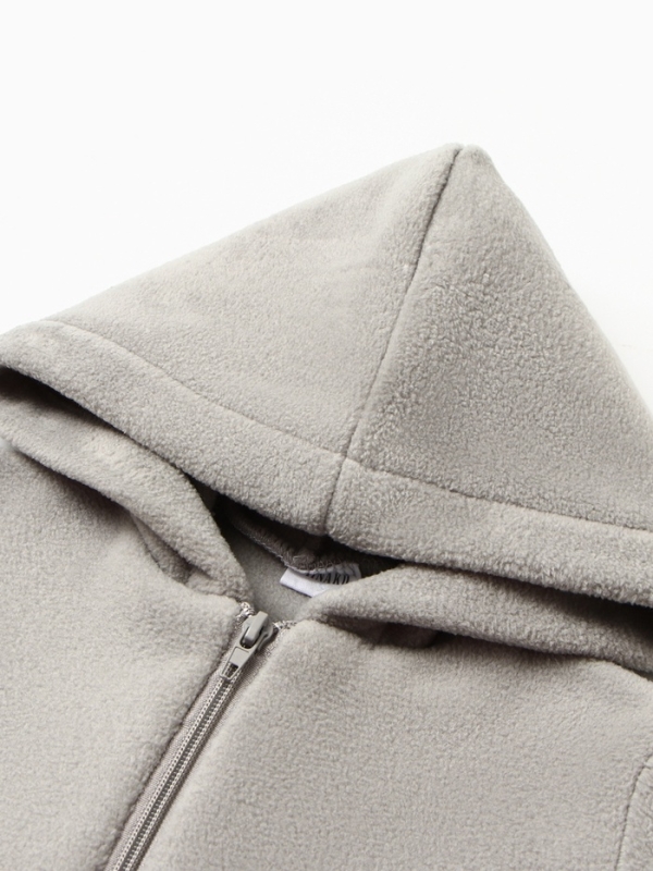 Комбинезон флисовый детский MINAKU: Fleece Soft, цвет серый, рост 122 см