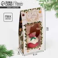 Коробка складная &laquo;Золотой&raquo;, 9 х 19 х 6 см