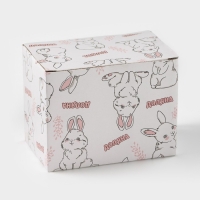 Подставка для яиц Доляна &laquo;Зайка&raquo;, 12,5&times;8&times;9,5 см