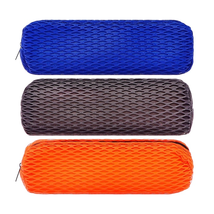 Пенал детский &laquo;Сетка&raquo;, на молнии, с клапаном, МИКС