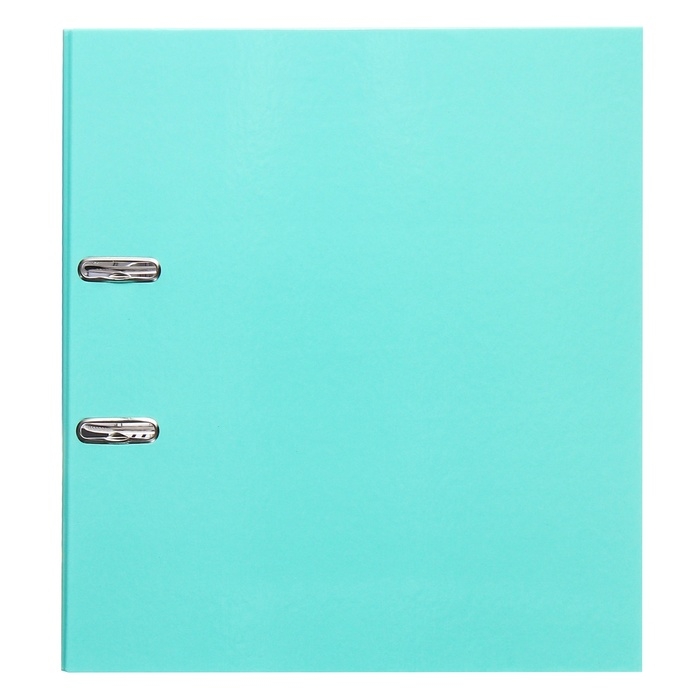 Папка-регистратор, Calligrata, А4, 75 мм, ламинированная, светло-мятный