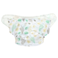 Многоразовый подгузник &laquo;Перья&raquo;, 3-15 кг, цвет белый, Крошка Я