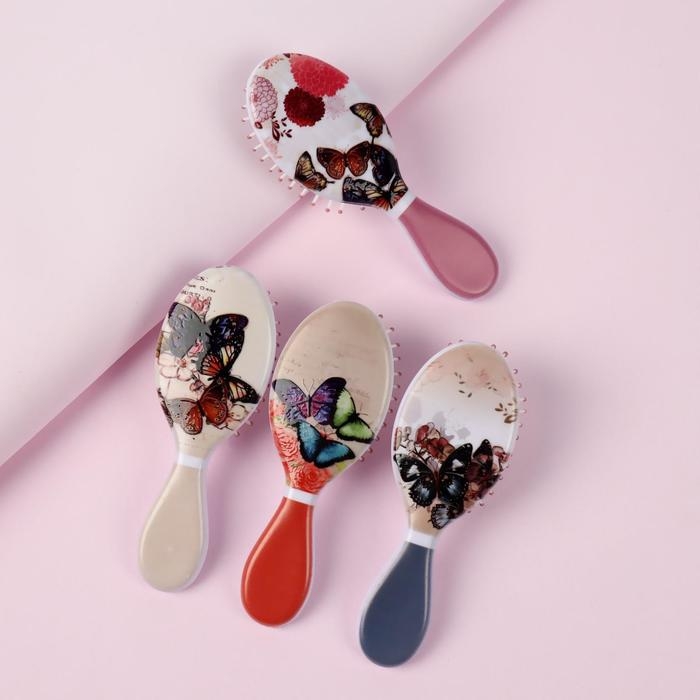 Расчёска массажная, 5,5 &times; 15 см, рисунок МИКС