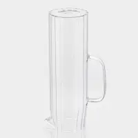 Кувшин "Эко.Дольки" 1500 мл, 9&times;14&times;28 см, с бамбуковой крышкой