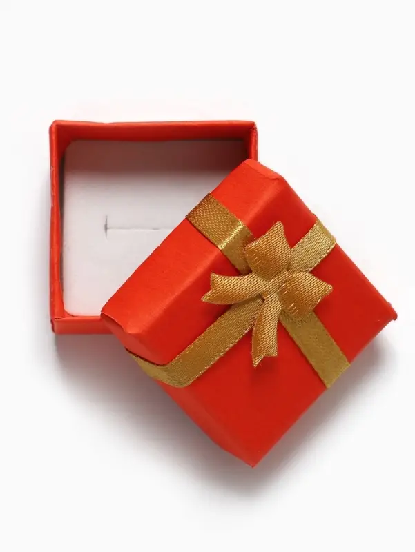 Коробочка подарочная под кольцо &laquo;Неон&raquo;, 4&times;4 см, МИКС, вставка белая