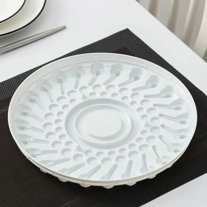 Дно для тортницы пластиковое одноразовое ПР-Т-1430, 25&times;13 см, внутренний 22&times;11,7 см, белое, 160 шт/уп