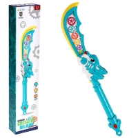 Меч &laquo;Глефа&raquo;, с шестерёнками, световые и звуковые эффекты, работает от батареек, цвет МИКС
