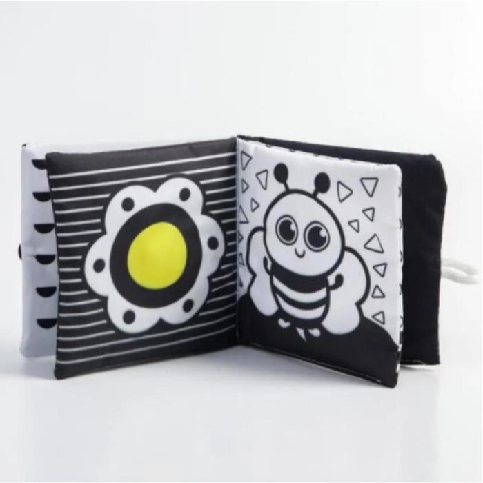 Книжка - шуршалка развивающая по методике Г. Домана &laquo;Малыши&raquo;, 12х12 см.