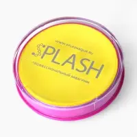 Аквагрим  в шайбе , регулярный, желтый, 32 гр.