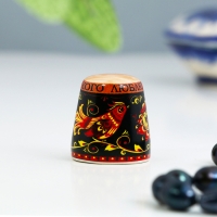 Сувенир напёрсток "Хохлома", керамика Сувенир напёрсток "Хохлома", керамика