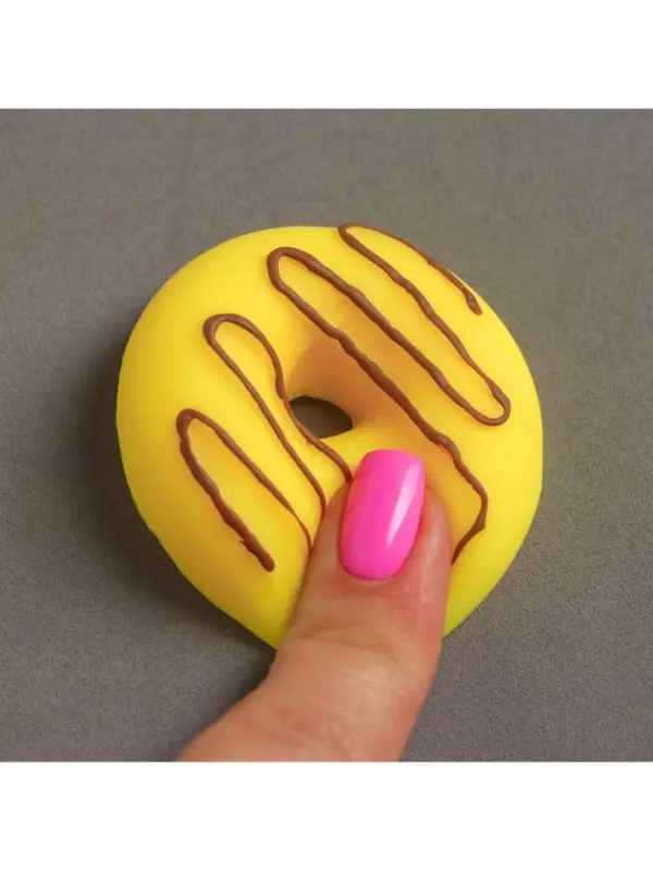 Антистресс игрушка - мялка &laquo;Пончик&raquo;, МИКС