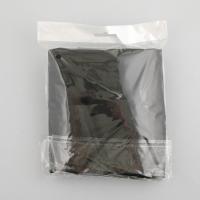 Дождевик взрослый пончо &laquo;Для мокрых дел&raquo;, на кнопках, оверсайз, цвет чёрный