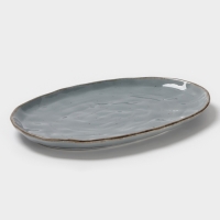 Блюдо овальное Magistro "Alpine Frost" 33см 33х22,8х2,5 цвет синий