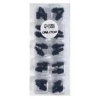 Беруши, 3&times;1.3 см, фасовка 10 пар, силиконовые, в футляре, чёрный