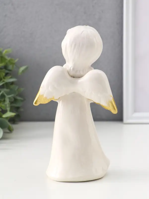 Сувенир керамика "Ангел поющий" 10х6,5х18,5 см