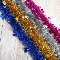 Мишура новогодняя &laquo;Зимнее волшебство. Галактика&raquo;, звёзды, d = 3 см, 200 см, МИКС