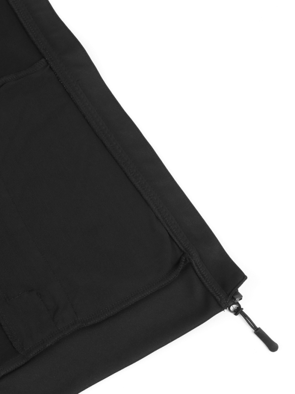 Лонгслив женский Resport, на молнии, р. 44, цвет чёрный, базовый, с длинным рукавом