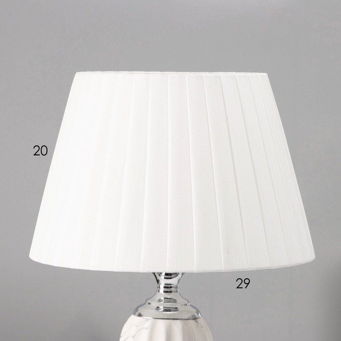 Настольная лампа с абажуром RISALUX «Эдвин», Е27, 40 Вт, 30×30×50 см Настольная лампа с абажуром RISALUX «Эдвин», Е27, 40 Вт, 30×30×50 см