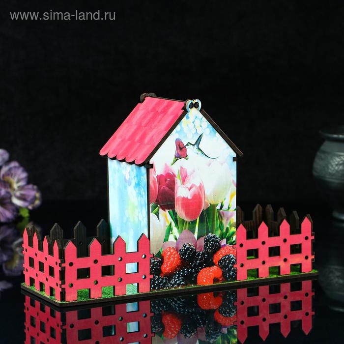 Чайный домик "Розовый заборчик"
