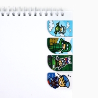 Магнитные закладки для книг, 4 шт. &laquo;Защитнику отечества&raquo;