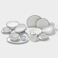 Салатник "Blue Lagoon" Magistro 13см, 13х6,3, цвет белый, синий