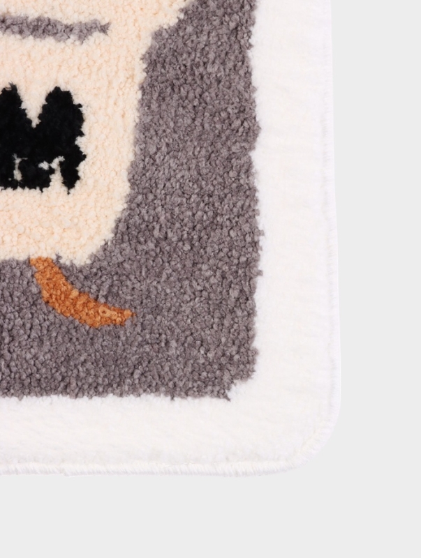 Коврик Доляна Bathroom, 40&times;60 см, микрофибра, серый