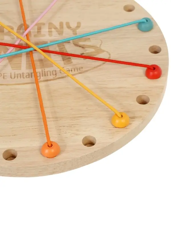 Настольная игра 2 в 1 головоломка Шнурочки + Магнитный бой